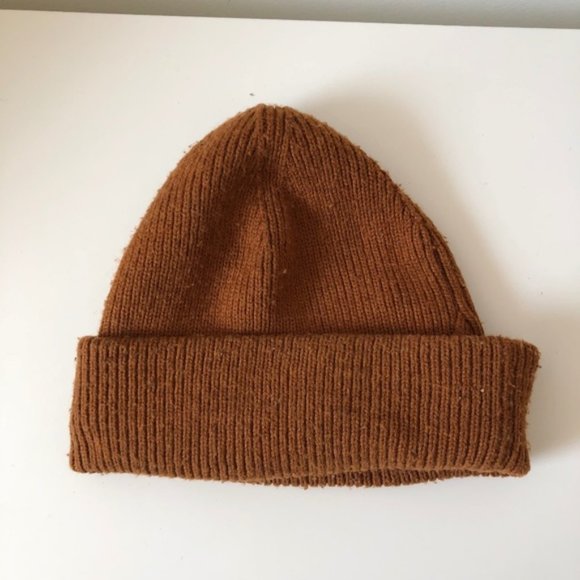 **$5 SALE** Polylana Orange Knit Beanie - Picture 1 of 2